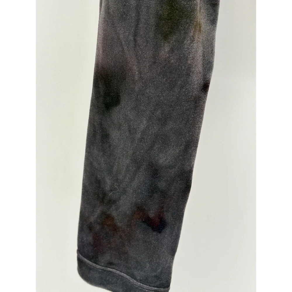 New Lululemon Crop Top All Aligned Mock Neck Velour Interstellar Gray Galaxy 6‎